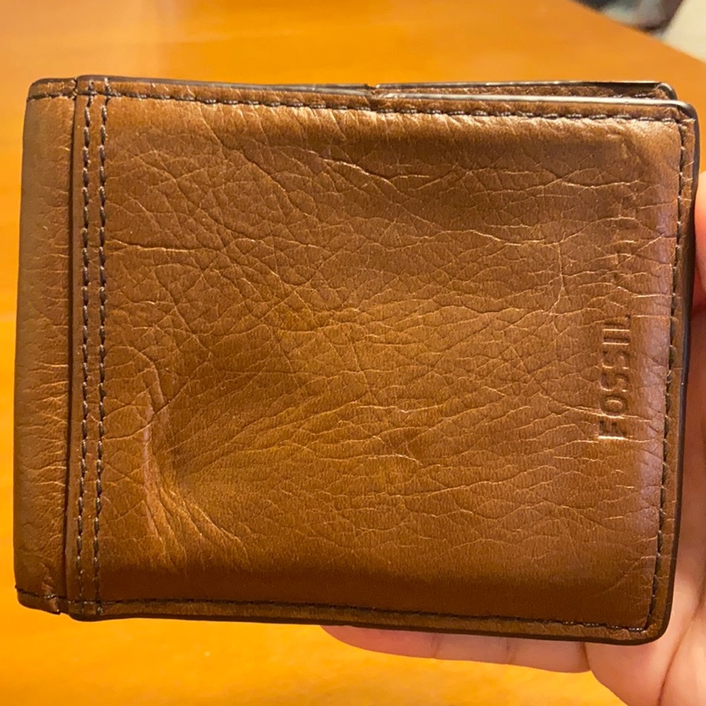 Fossil Wallet Leather
